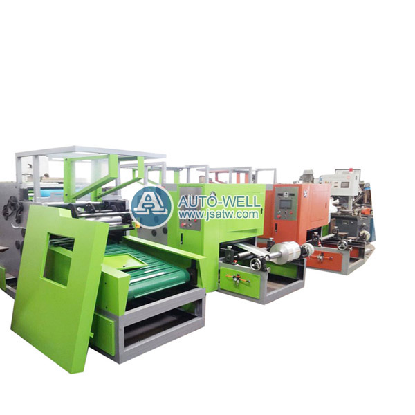 Automatic aluminium foil rewinder