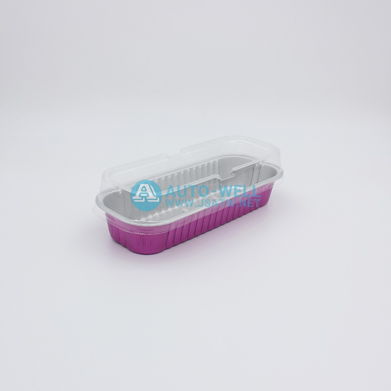 Long cake aluminum foil container 200ML - 9