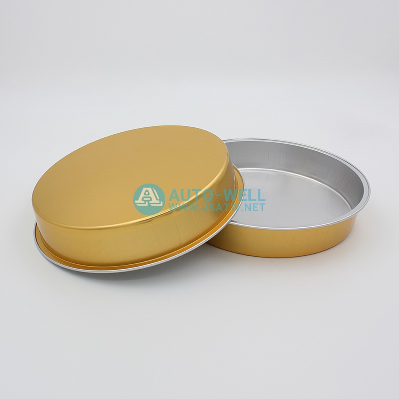 Round aluminium foil plate 600ML