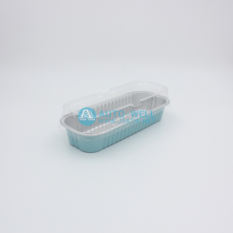 Long cake aluminum foil container 200ML - 8