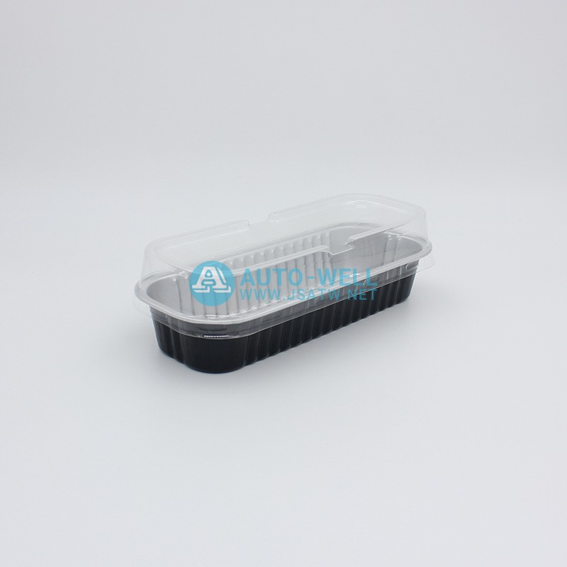 Long cake aluminum foil container 200ML - 11