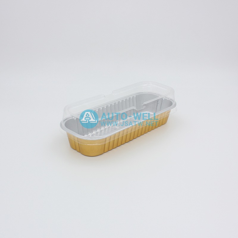 Long cake aluminum foil container 200ML - 13